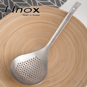 Linox #304不鏽鋼大菜匙-孔