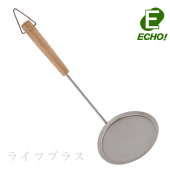 日本進口平圓形不銹鋼撈油勺