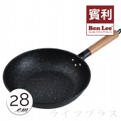 賓利麥飯石深型煎炒鍋-28cm