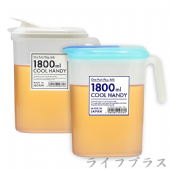 日本製冷溫兩用冷水壺-1.8L白/藍