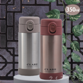CLARE316不鏽鋼陶瓷彈跳保溫杯-350ml/CLARE316不鏽鋼陶瓷彈跳保溫杯-500ml
